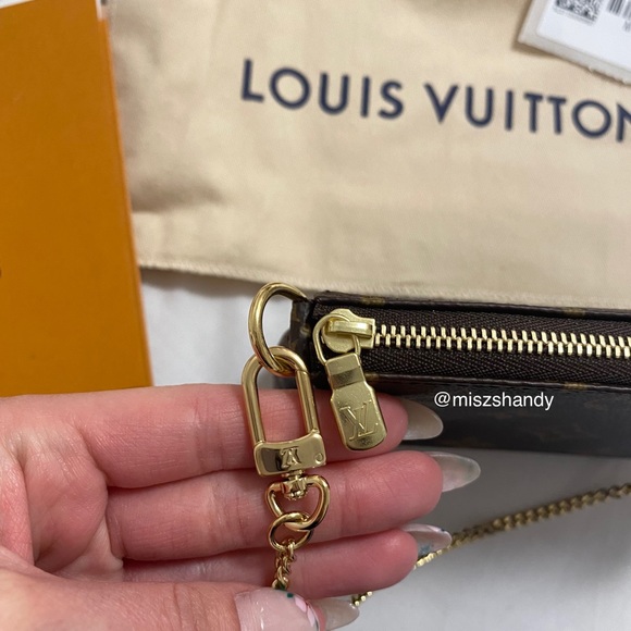 SOLD Louis Vuitton Mini Pochette Monogram *NEW* LV - Picture 3 of 10